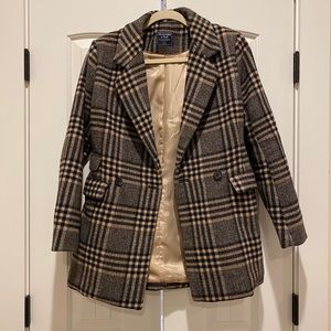 Abercrombie Wool-Blend Blazer Coat